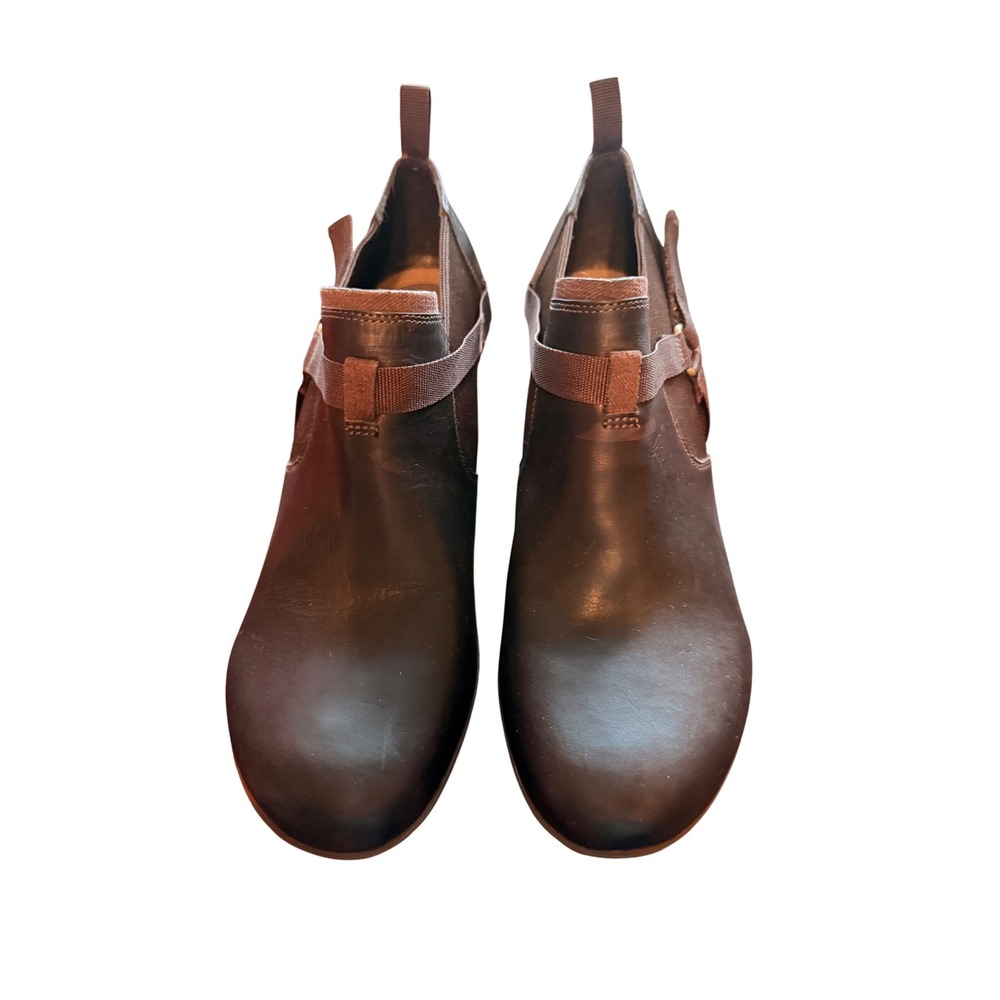 Merrell Sz 11 Evera Rush Heeled‎ Leather Ankle Bootie Brown Classic